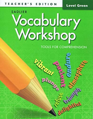 Book cover for Vocabulary Workshop Level Green Teacher's Edition by unknown author