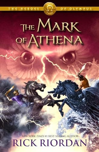 Book cover for The Mark of Athena (Heroes of Olympus, Book 3) by Riordan, Rick
