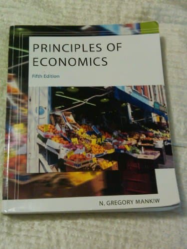 Book cover for Principles of Economics Fifth Edition by N. Gregory Mankiw