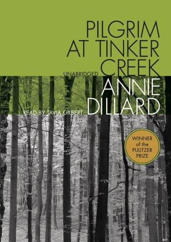 Book cover for Pilgrim at Tinker Creek by Annie Dillard