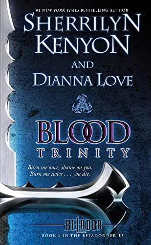 Book cover for Blood Trinity: Book 1 in the Belador Series (Belador, 1) by Kenyon, Sherrilyn