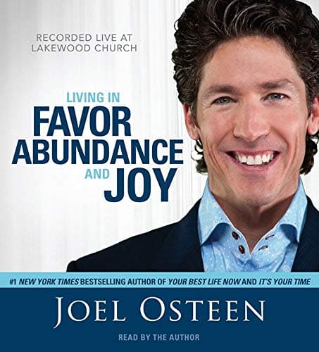 Book cover for Living in Favor, Abundance and Joy by Osteen, Joel