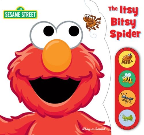 Book cover for Sesame Street: The Itsy Bitsy Spider by Editors of Publications International Ltd.