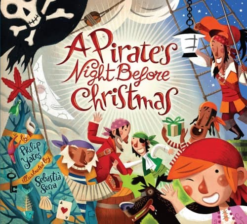 Book cover for A Pirate's Night Before Christmas by Yates, Philip