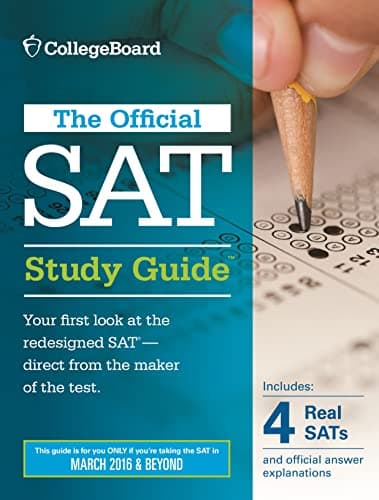 Book cover for The Official SAT Study Guide, 2016 Edition by The College Board