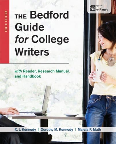 Book cover for The Bedford Guide for College Writers with Reader, Research Manual, and Handbook by Kennedy, X. J.