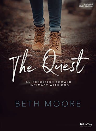 Book cover for The Quest - Study Journal: An Excursion Toward Intimacy with God by Moore, Beth