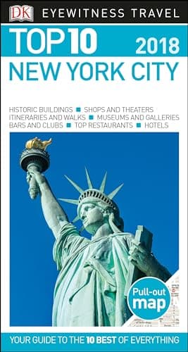 Book cover for Top 10 New York City: 2018 (Pocket Travel Guide) by DK Eyewitness