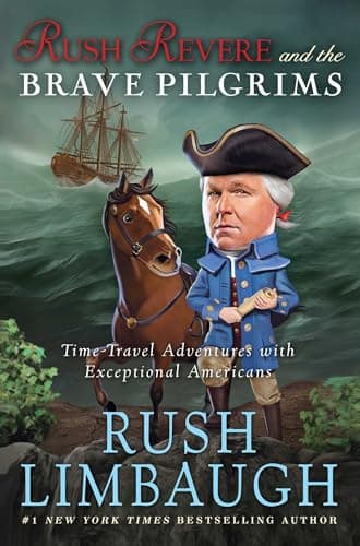 Book cover for Rush Revere and the Brave Pilgrims: Time-Travel Adventures with Exceptional Americans (1) by Limbaugh, Rush