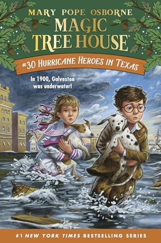 Book cover for Hurricane Heroes in Texas (Magic Tree House) by Osborne, Mary Pope