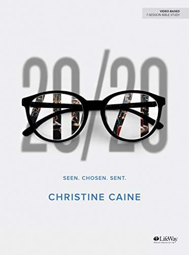 Book cover for 20/20 - Bible Study Book: Seen. Chosen. Sent by Caine, Christine