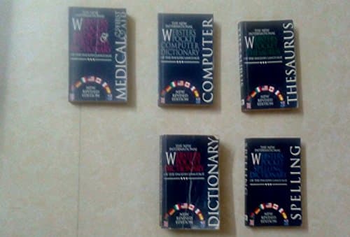 Book cover for The New International Webster's Pocket Dictionary of the English Language by Noah Webster