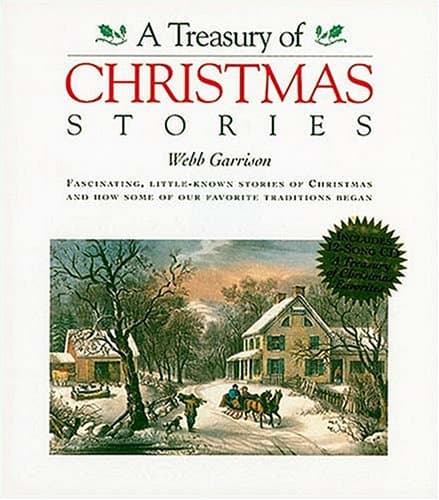 Book cover for A Treasury of Christmas Stories by Garrison, Webb B.