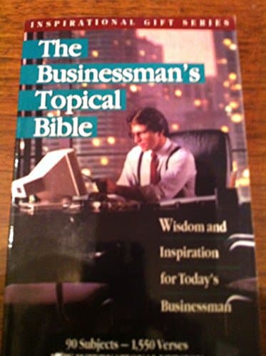 Book cover for The Businessman's Topical Bible: New International Version by Honor Books