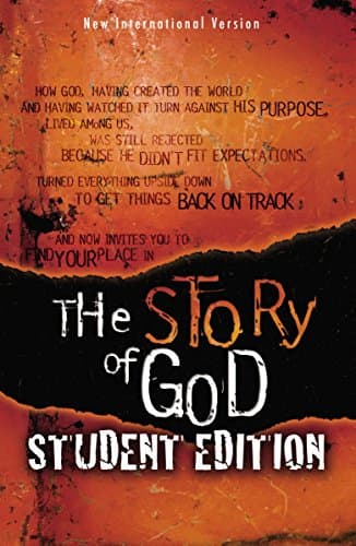 Book cover for NIV, The Story of God: Student Edition, Paperback by Zondervan