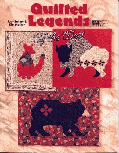 Book cover for Quilted Legends of the West by Zehner, Judy