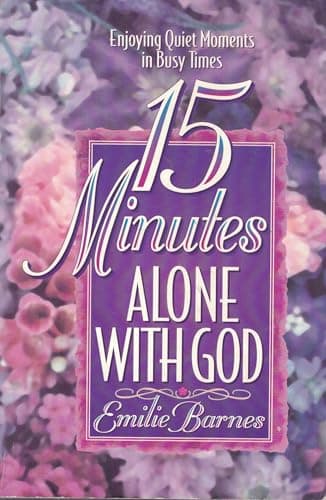 Book cover for 15 Minutes Alone With God by Barnes, Emilie