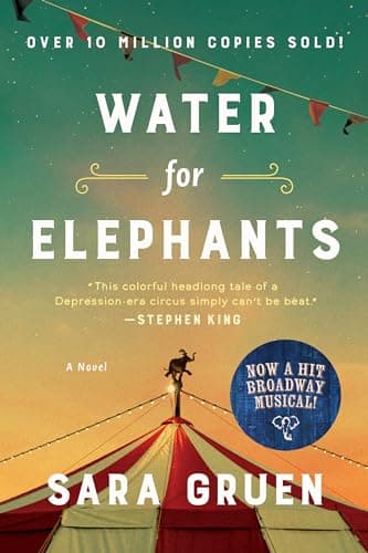 Book cover for Water for Elephants: A Novel by Gruen, Sara