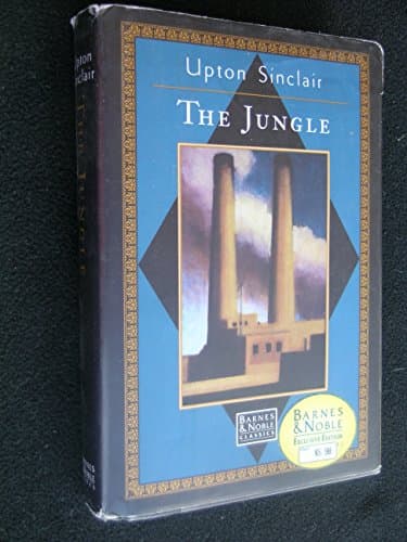 Book cover for The Jungle by Upton Sinclair