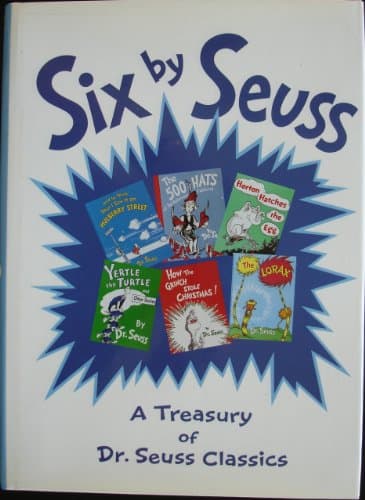 Book cover for Six by Seuss: A Treasury of Dr. Seuss Classics by Dr. Seuss