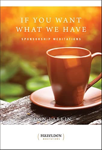 Book cover for If You Want What We Have: Sponsorship Meditations (Hazelden Meditations) by Larkin, Joan