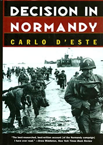 Book cover for Decision in Normandy by Carlo D'Este