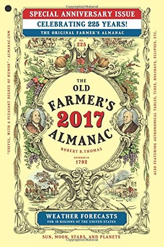 Book cover for The Old Farmer's Almanac 2017, Trade Edition: Special Anniversary Edition by Old Farmer’s Almanac