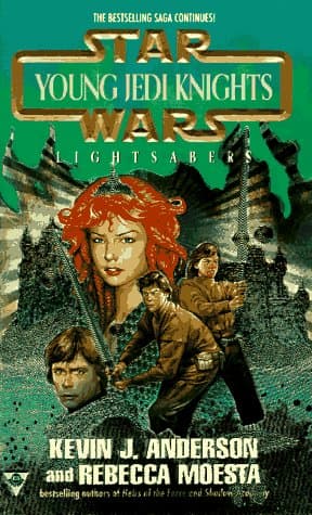 Book cover for Lightsabers (Star Wars: Young Jedi Knights, Book 4) by Kevin J. Anderson