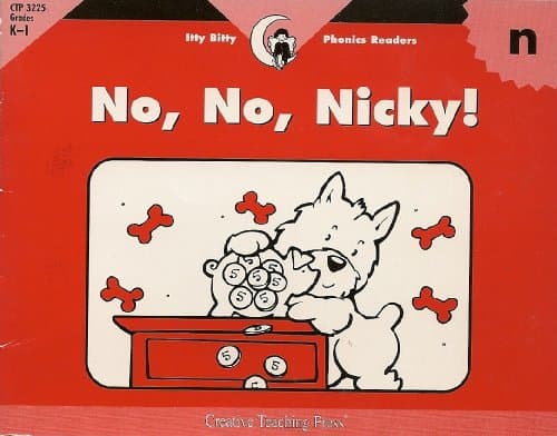 Book cover for N, No, No, Nicky (Itty-bitty Phonics Readers) by Williams, Rozanne Lanczak