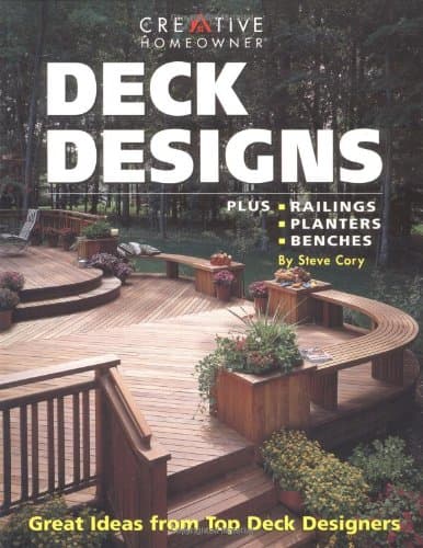 Book cover for Deck Designs: Plus Railings, Planters, Benches by Cory, Steve;Halpin, Anne