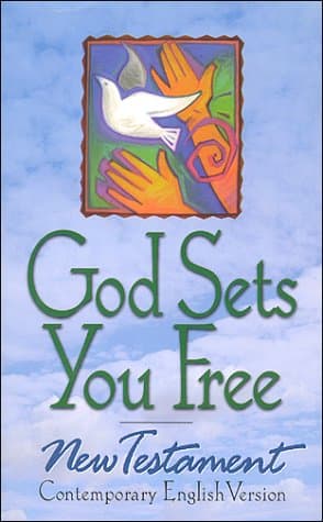 Book cover for God Sets You Free -- New Testament, Contemporary English Version by American Bible Society