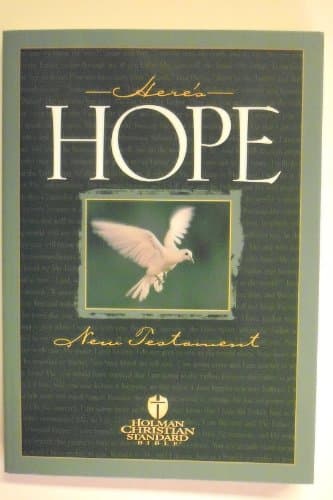 Book cover for Here's Hope New Testament: Holman Christian Standard Bible by Holman Bible Publishers