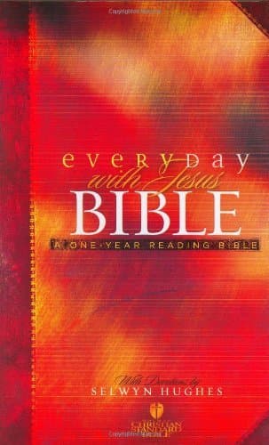 Book cover for Holman Christian Standard Everyday With Jesus Bible by Hughes, Selwyn