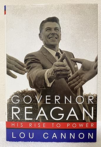 Book cover for Governor Reagan: His Rise To Power by Cannon, Lou