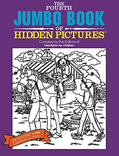 Book cover for Fourth Jumbo Book of Hidden Pictures by Highlights