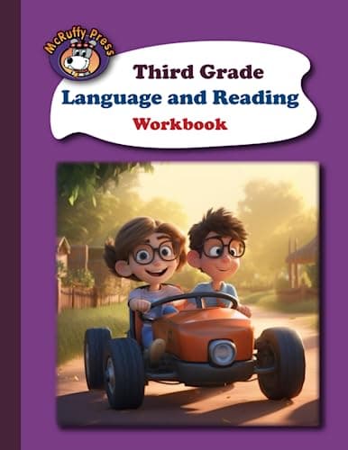 Book cover for McRuffy Press Third Grade Language and Reading Workbook by DAVIS, BRIAN