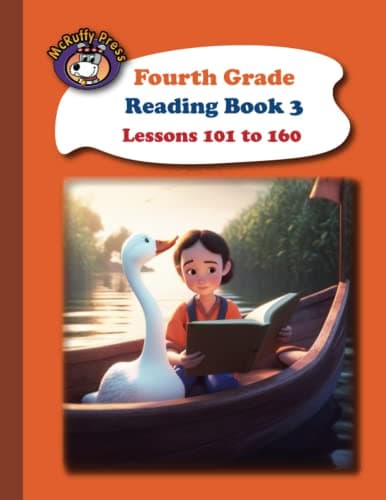 Book cover for McRuffy Press Fourth Grade Language Arts Reading Book 3: Lessons 101 to 160 by DAVIS, BRIAN