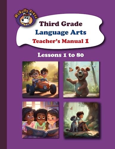 Book cover for McRuffy Press Third Grade Language Arts Teacher's Manual 1: Lessons 1 to 80 by DAVIS, BRIAN