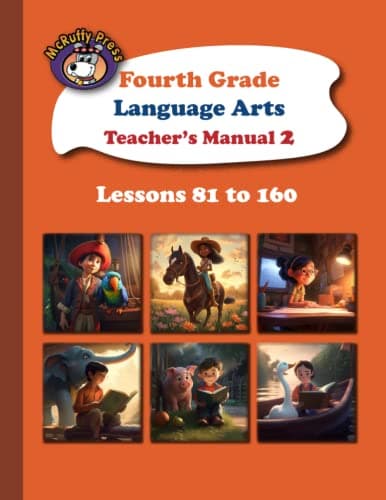 Book cover for McRuffy Press Fourth Grade Language Arts Teacher's Manual Part 2: Lessons 81 to 160 by DAVIS, BRIAN