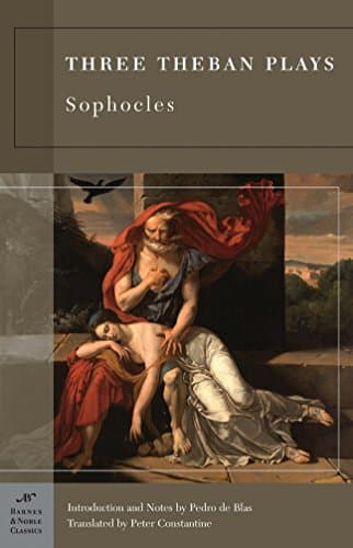 Book cover for Three Theban Plays (Barnes & Noble Classics Series) by Sophocles