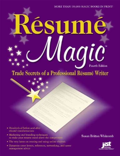 Book cover for Resume Magic: Trade Secrets of a Professional Resume Writer by Whitcomb, Susan Britton