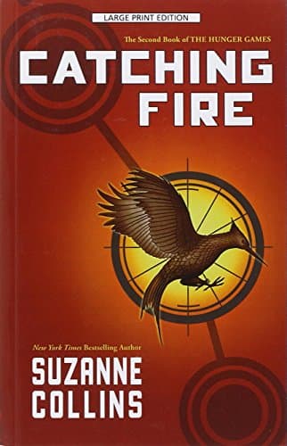 Book cover for Catching Fire (Hunger Games) by Suzanne Collins