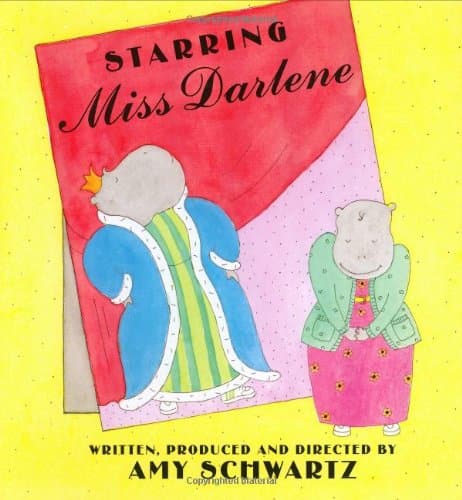 Book cover for Starring Miss Darlene by Schwartz, Amy