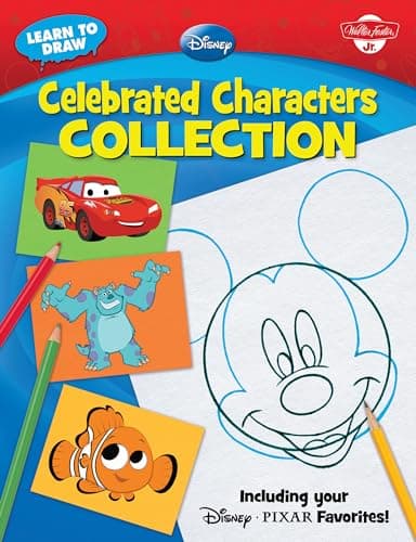 Book cover for Learn to Draw Disney Celebrated Characters Collection: Including your Disney*Pixar Favorites! (Licensed Learn to Draw) by Disney Storybook Artists