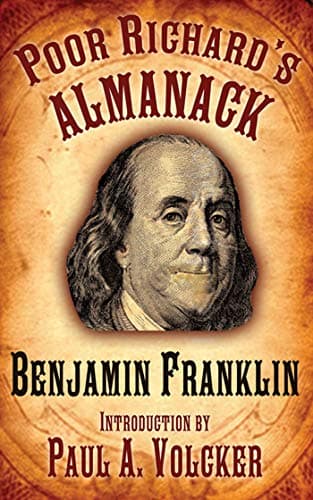 Book cover for Poor Richard's Almanack by Franklin, Benjamin