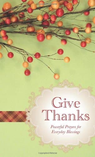 Book cover for Give Thanks: Powerful Prayers for Everyday Blessings (VALUE BOOKS) by Compiled by Barbour Staff