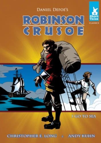 Book cover for I Go to Sea (Robinson Crusoe Tales, 1) by Defoe, Daniel