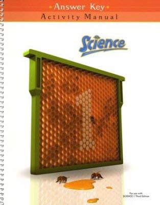 Book cover for Science 1 Activity Manual Teacher's Edition 3rd Edition by Bob Jones University Press