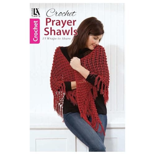 Book cover for Leisure Arts Crochet Prayer Shawls Book by Leisure Arts, Inc.