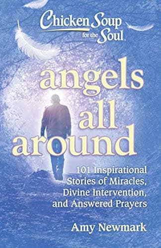 Book cover for Chicken Soup for the Soul: Angels All Around: 101 Inspirational Stories of Miracles, Divine Intervention, and Answered Prayers by Newmark, Amy